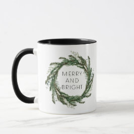 Rustic Farmhouse Gräs Eucalyptus Merry och Bright Mugg