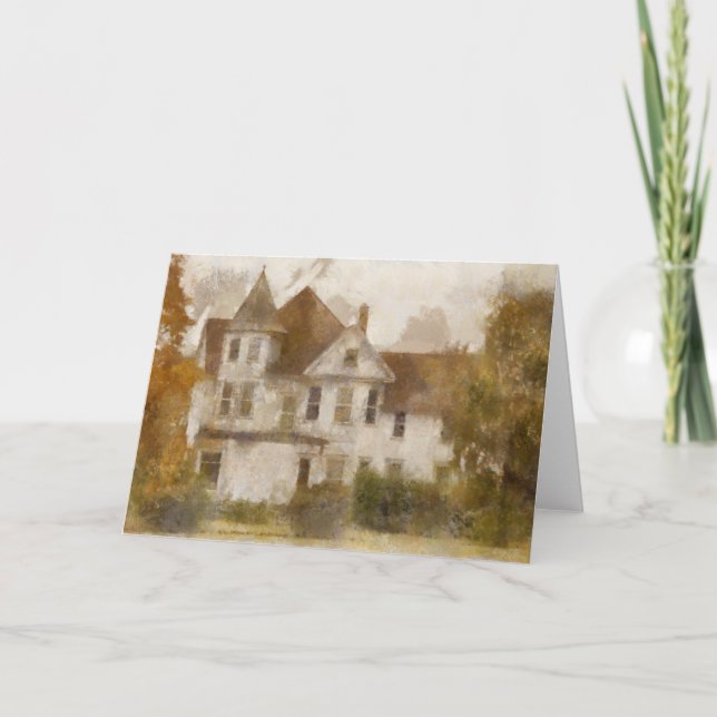 Rustic Farmhouse Greeting Card Kort (Framsida)