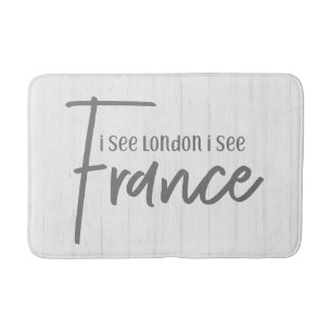 Rustic Farmhouse I See London I See Frankrike Wood Badrumsmatta