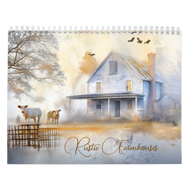 Rustic Farmhouse Kalender (Omslag)