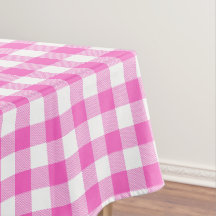 Rustic Farmhouse Rosa och White Gingham Play