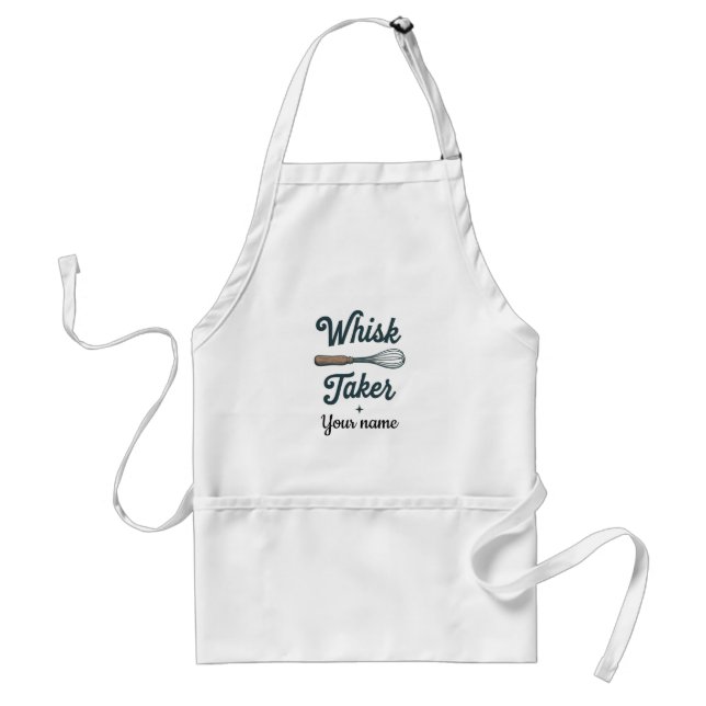 Rustic Farmhouse “Whisk Taker” – Personalized Förkläde (Framsidan)