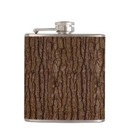 Rustic Faux Biet av Wood Grain Träd Bark Fickplunta
