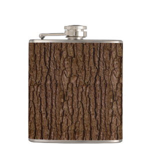 Rustic Faux Biet av Wood Grain Träd Bark Fickplunta