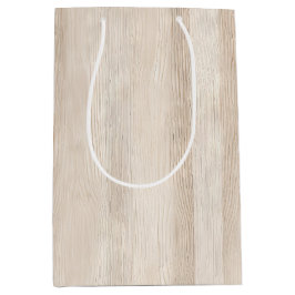 Rustic Faux Cream White Wood Bröllop