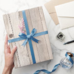 Rustic Faux Cream White Wood Bröllop Presentpapper<br><div class="desc">Rustic Faux Cream White Wood Bröllop</div>