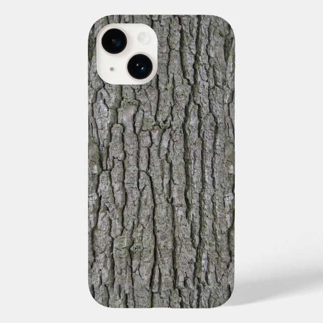 Rustic Faux Dry Wood Grain Träd Bark (Baksida)