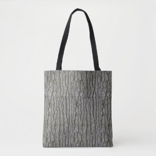 Rustic Faux Dry Wood Grain Träd Bark Tygkasse