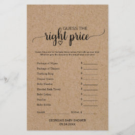 Rustic Faux Kraft Calligraphy What's in your Mobil