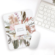 Rustic Feminine Watercolor Wildblommor Blommigt
