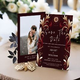 Rustic Fiesta Blommigt Ro Spanien Bröllop Spara Datumet