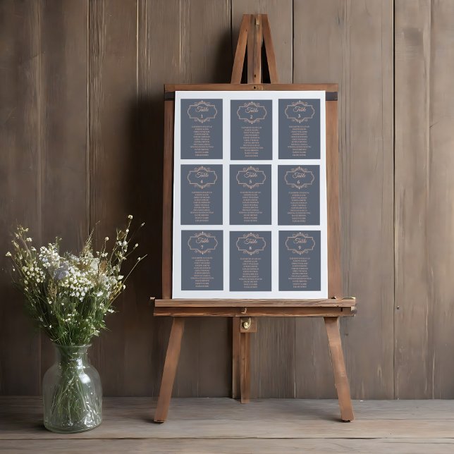 Rustic Filigree-platskort Bröllop Bord Bordsnummer (Skapare uppladdad)