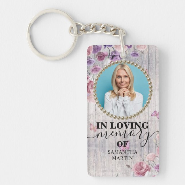 Rustic Firande of life Gift Keychain Nyckelring (Framsidan)