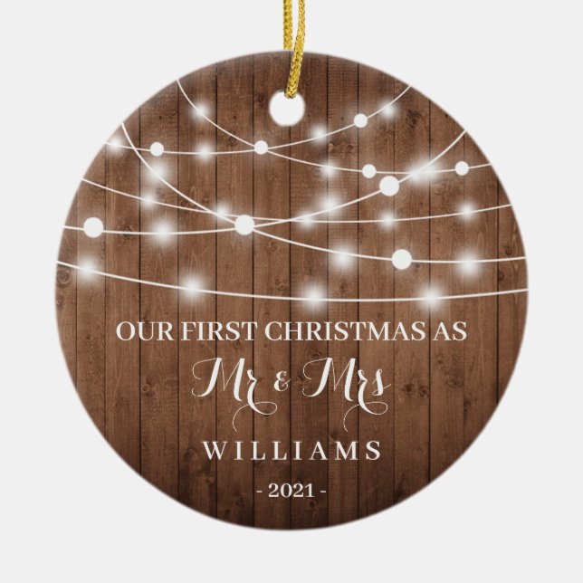 Rustic First jul som Mr & Ornament (Framsidan)