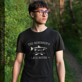 Rustic Fish Oars Black i Namn House Sjö T Shirt