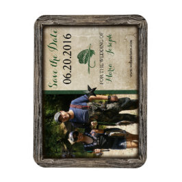Rustic Fishure Lure Save the Date Photo Magnet
