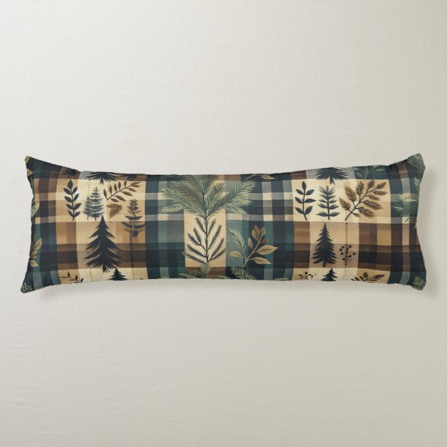 Rustic Flanals - kabindekoration Kroppskudde (Framsidan)