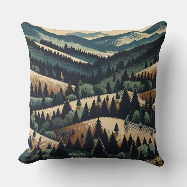 Rustic Flanals Kudde (Framsida)