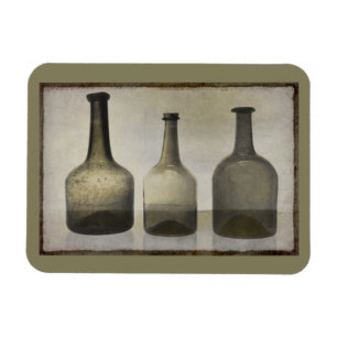 Rustic Flaskor still Life Art Magnet