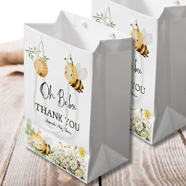 Rustic Floral Daisy Oh Babee Honey Bee Baby Shower