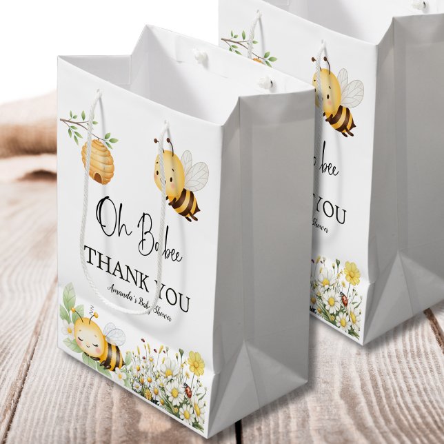 Rustic Floral Daisy Oh Babee Honey Bee Baby Shower (Skapare uppladdad)