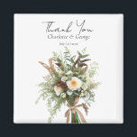 Rustic Flowers bröllop bouquet bröllopsförmån Magnet<br><div class="desc">Rustic Flowers bröllop bouquet bröllop gynnar magnet Den här designen är perfekt för ditt gröna vita blommigt,  rustic boho bröllop tema. Anpassa och anpassa enkelt genom att lägga till text. Den här vackra gåvan är perfekt att väcka din gäst och den sista grattis för bröllop</div>