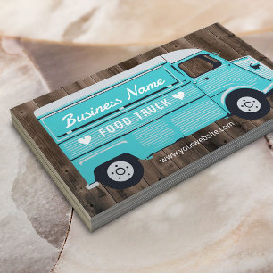 Rustic Food Lastbil Catering för utomhusköksvan Lojalitetskort