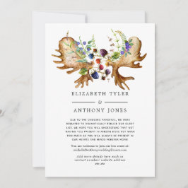 Rustic Forest Bröllop Reduced Guest List Meddelande