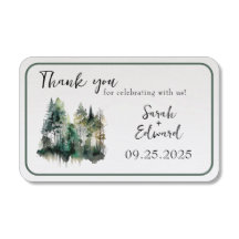 Rustic Forest Bröllop Tack