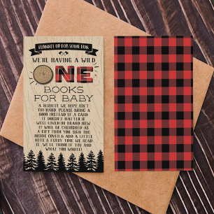 Rustic Forest Buffalo Plade Vild en babystötare Tilläggskort