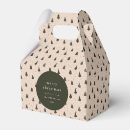 Rustic Forest Grönt Julgranar Gift från Presentaskar