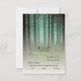 Rustic Forest Magic Skogen Fall Land OSA Kort