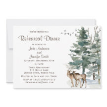 Rustic Forest Rehearsal Middag