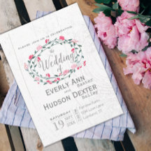 Rustic Forest Rosa Garland Barn Wood Bröllop