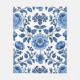 Rustic Fransk Blommigt Garden Fleecefilt