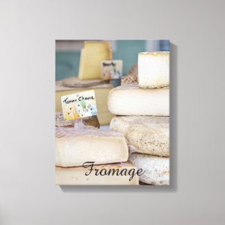 Rustic Fransk Cheese Selection Canvastryck