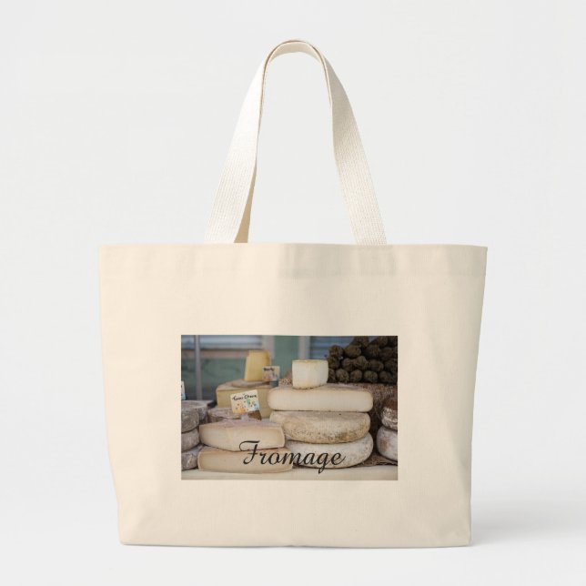 Rustic Fransk Cheese Selection Jumbo Tygkasse (Framsidan)
