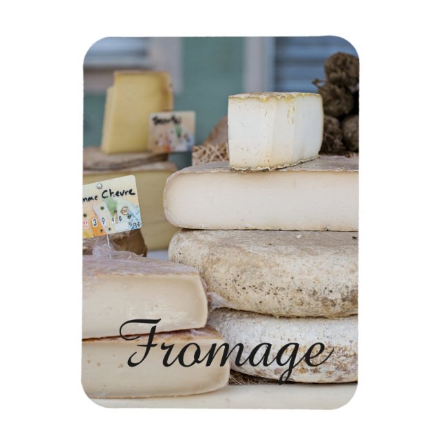 Rustic Fransk Cheese Selection Magnet (Vertikal)