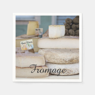 Rustic Fransk Cheese Selection Pappersservett