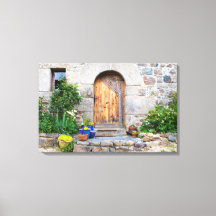 Rustic Fransk Gite i Brittany Frankrike Canvas