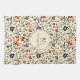 Rustic Fransk Land Chic | Efternamn på Anpassnings Kökshandduk