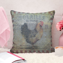 Rustic Fransk Land Chicken Kudde