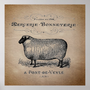 Rustic Fransk Land får typiskt typiskt för Poster