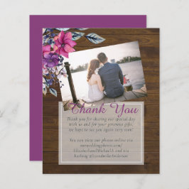 Rustic Fuchsia Blommigt Woodland Bröllop