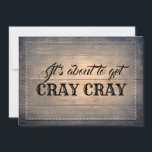 Rustic Funny Bridesmaid/Maid of honor Frieri Inbjudningar<br><div class="desc">"Det är på väg att bli kräsen" "Kommer du att bli min Maid of honor?" Lustigt "Maid of honor",  "Matron of Honung" eller "Bridesmaid" frieri kort.</div>