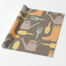 Rustic Garden Charm Wrapping Papper Presentpapper