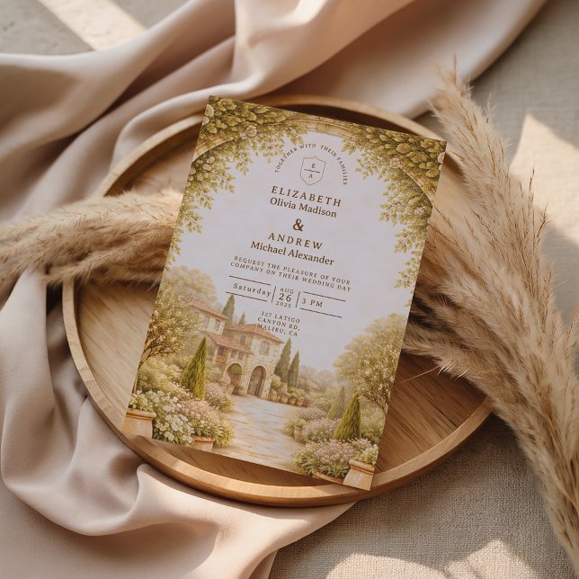 Rustic Garden Estate Wedding Inbjudningar (Skapare uppladdad)