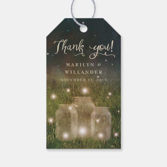 Rustic Garden Mason Burk, förstorad skogsfavoritta Presentetikett (Framsidan)