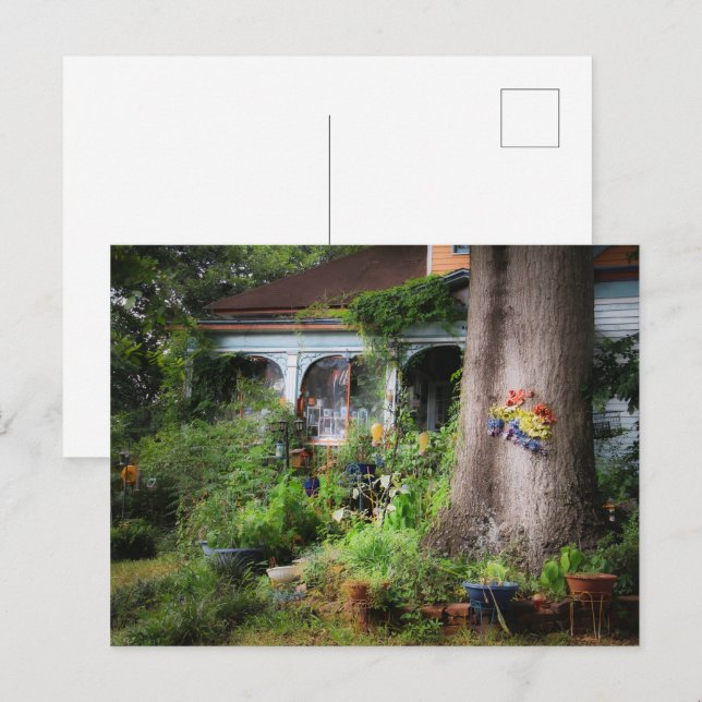 RUSTIC GARDEN-vykort Vykort (Fram/baksida)