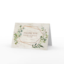 Rustic Geometric Eucalyptus Birch Photo Bröllop